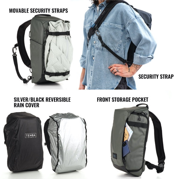 Tenba Zaino Solstice V2 Sling 12L Grigio Tenba Zaino Solstice V2 Sling 12L Grigio